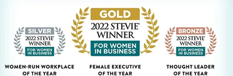 2022 Stevie Awards badges
